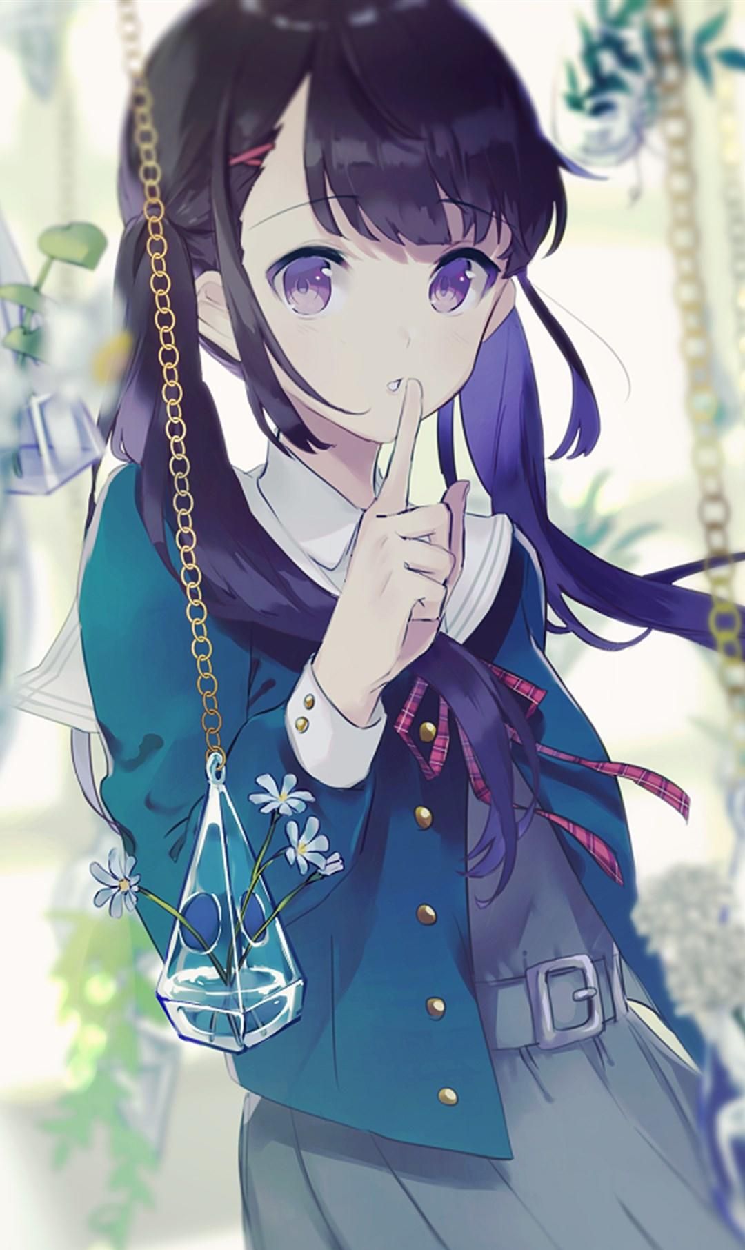 青春少女系手机壁纸二次元小姐姐甜美小萝莉忧郁小迷妹