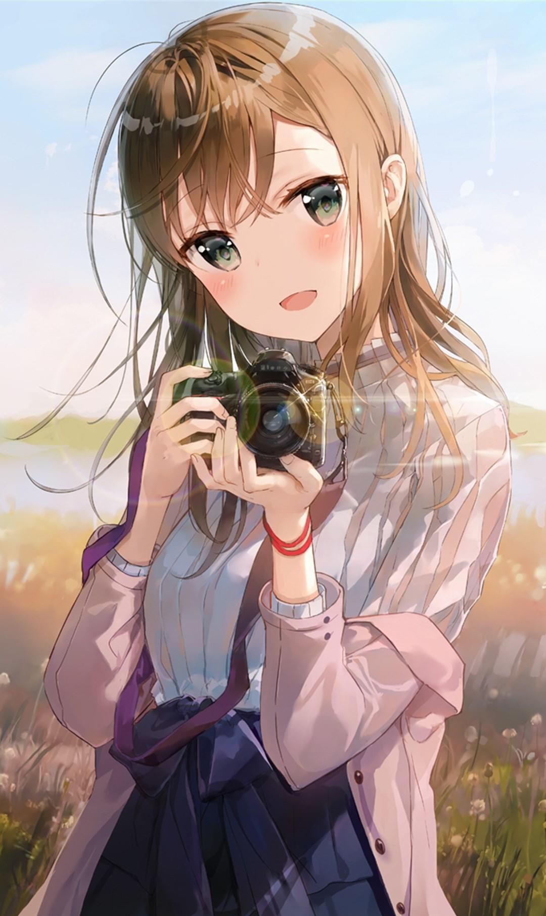 青春少女系手机壁纸二次元小姐姐甜美小萝莉忧郁小迷妹