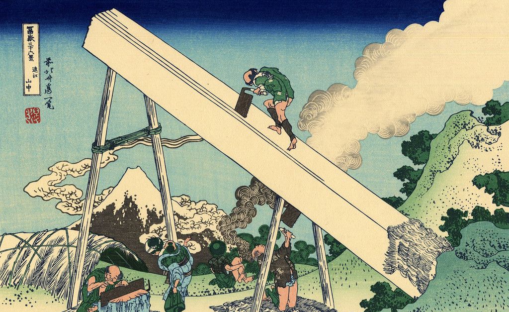 向大师致敬之日本浮世绘绘画大师葛饰北斋1760年1849年