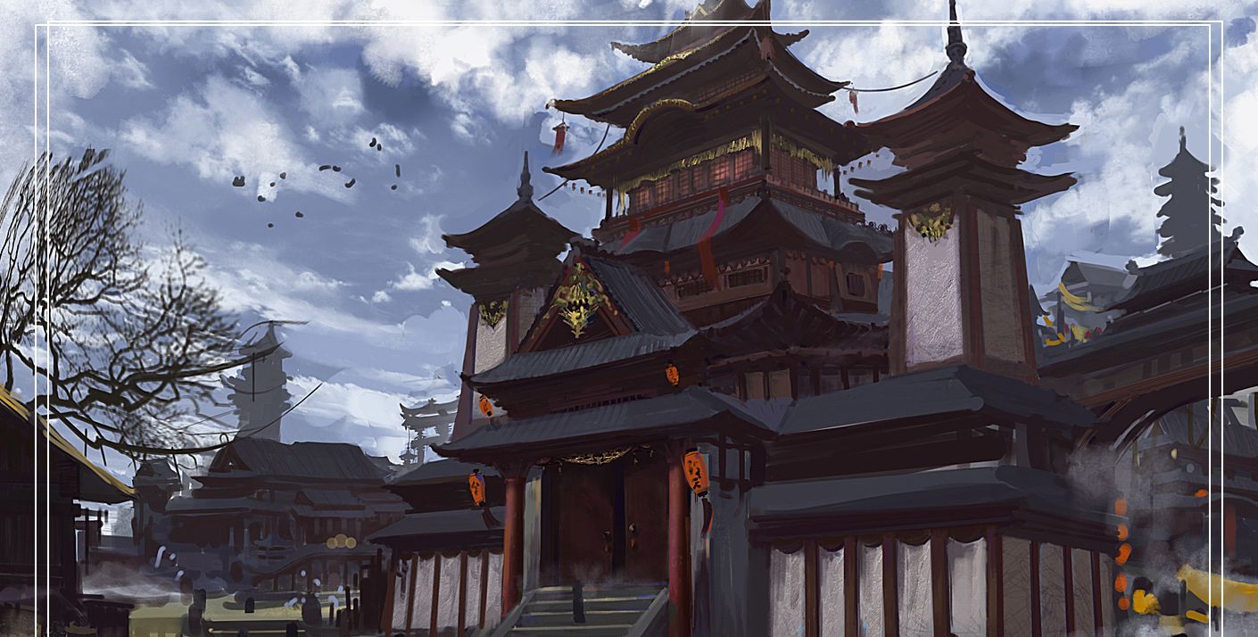 高清大图:绝美古风游戏场景概念设计鉴赏图