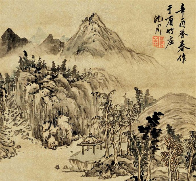 明清山水画代表人物图片
