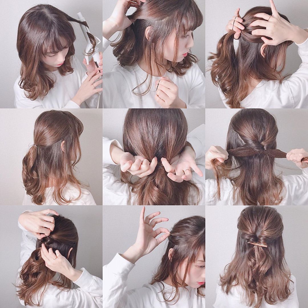 甜美风编发发型小个子也这样编搭上帽子显年轻又时尚