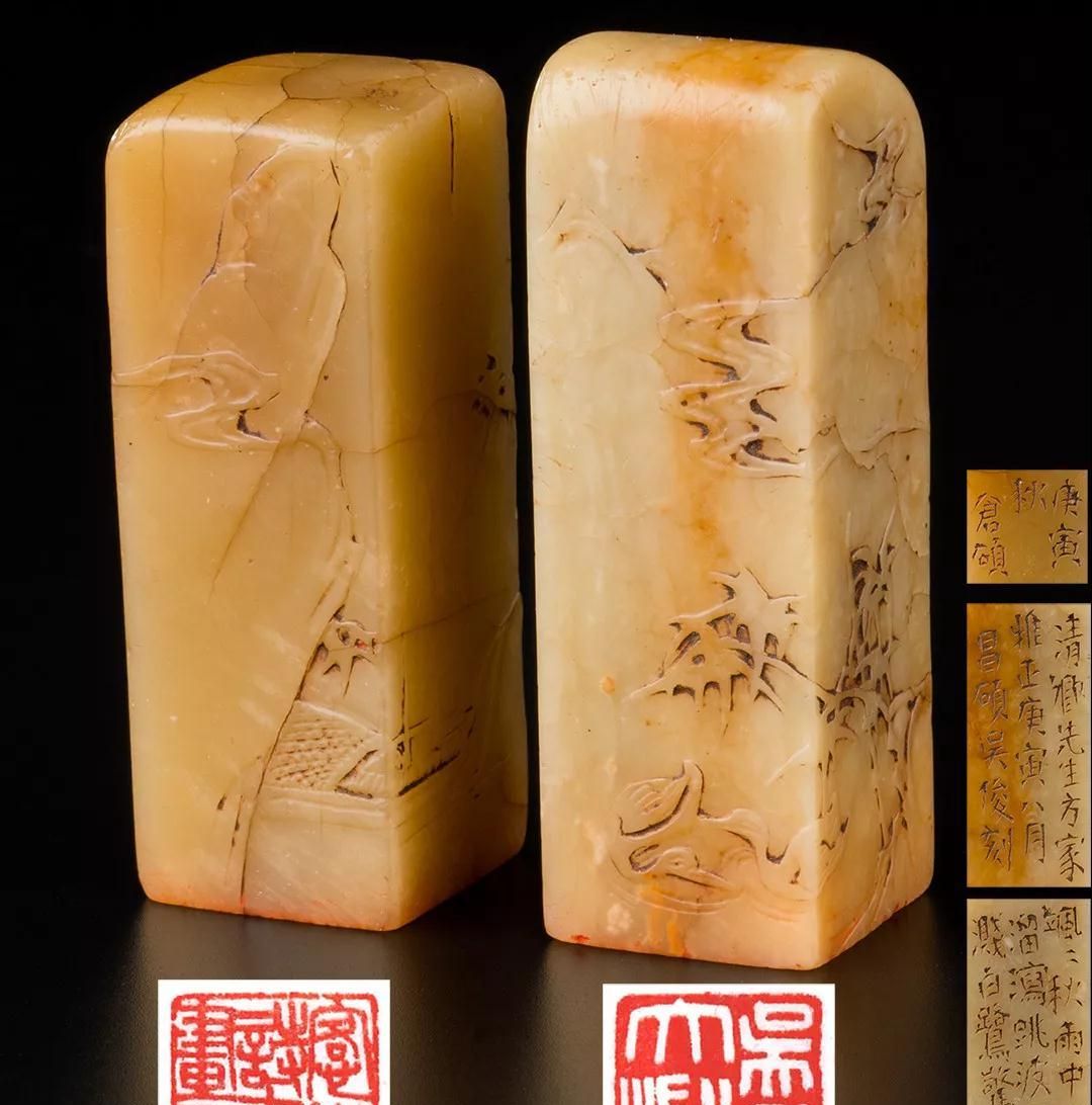 印章,砚台,伸纸戏墨,画中书中,意态忽忽,这就是文人的世界?