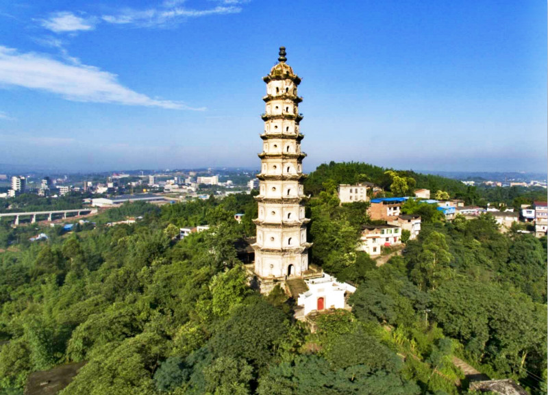 县令为振兴当地经济和教育建回澜塔|富顺|沱江|进士_新浪新闻