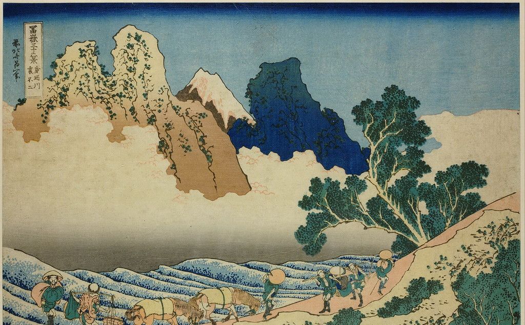 向大师致敬之日本浮世绘绘画大师葛饰北斋1760年1849年
