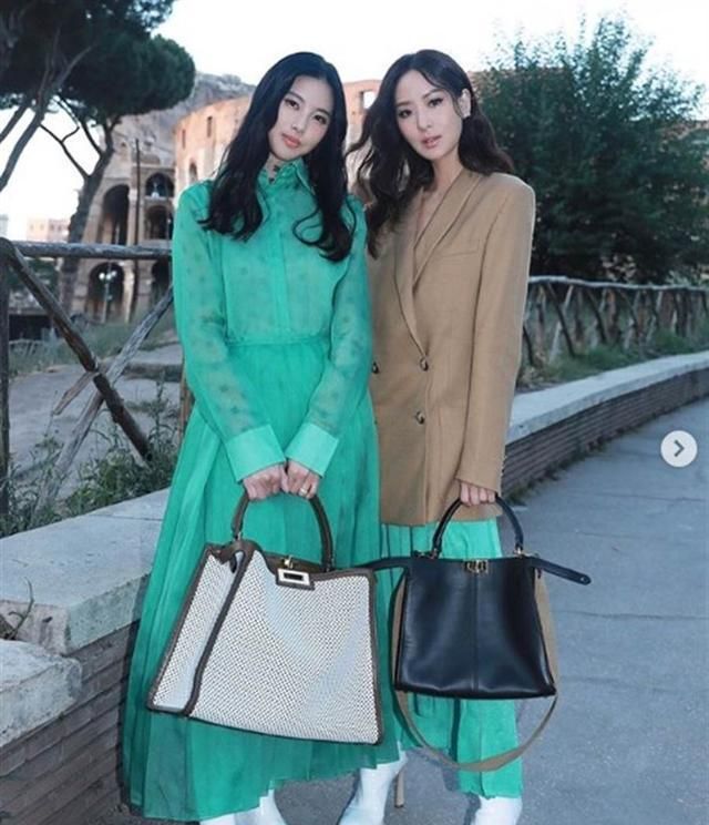 41岁孙芸芸同框孙莹莹,近拍肤质让网友惊讶:说25岁都相信