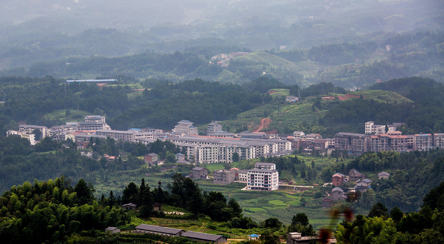 重庆綦江区面积最小的镇,和贵州省相邻,拥有"重庆小西湖"