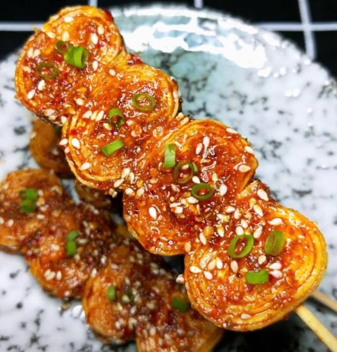 干豆腐卷串成串,烧烤美味来体验_高清图集_新浪网