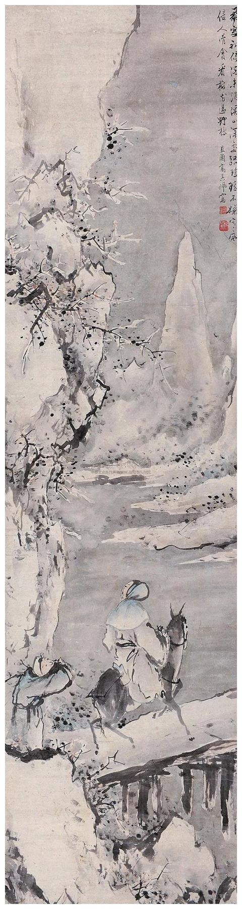 国画里踏雪寻梅图——意蕴之美、人品之美、空灵之美|梅图|意蕴|驴|人品|小桥_新浪新闻