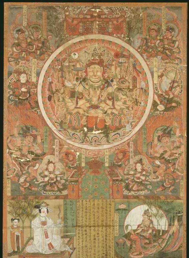 敦煌遗画上的供养人|敦煌|吉美|写经_新浪新闻