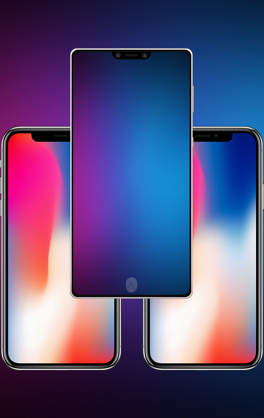 刘海屏,概念版索尼xz3p,对比iphone x__财经头条