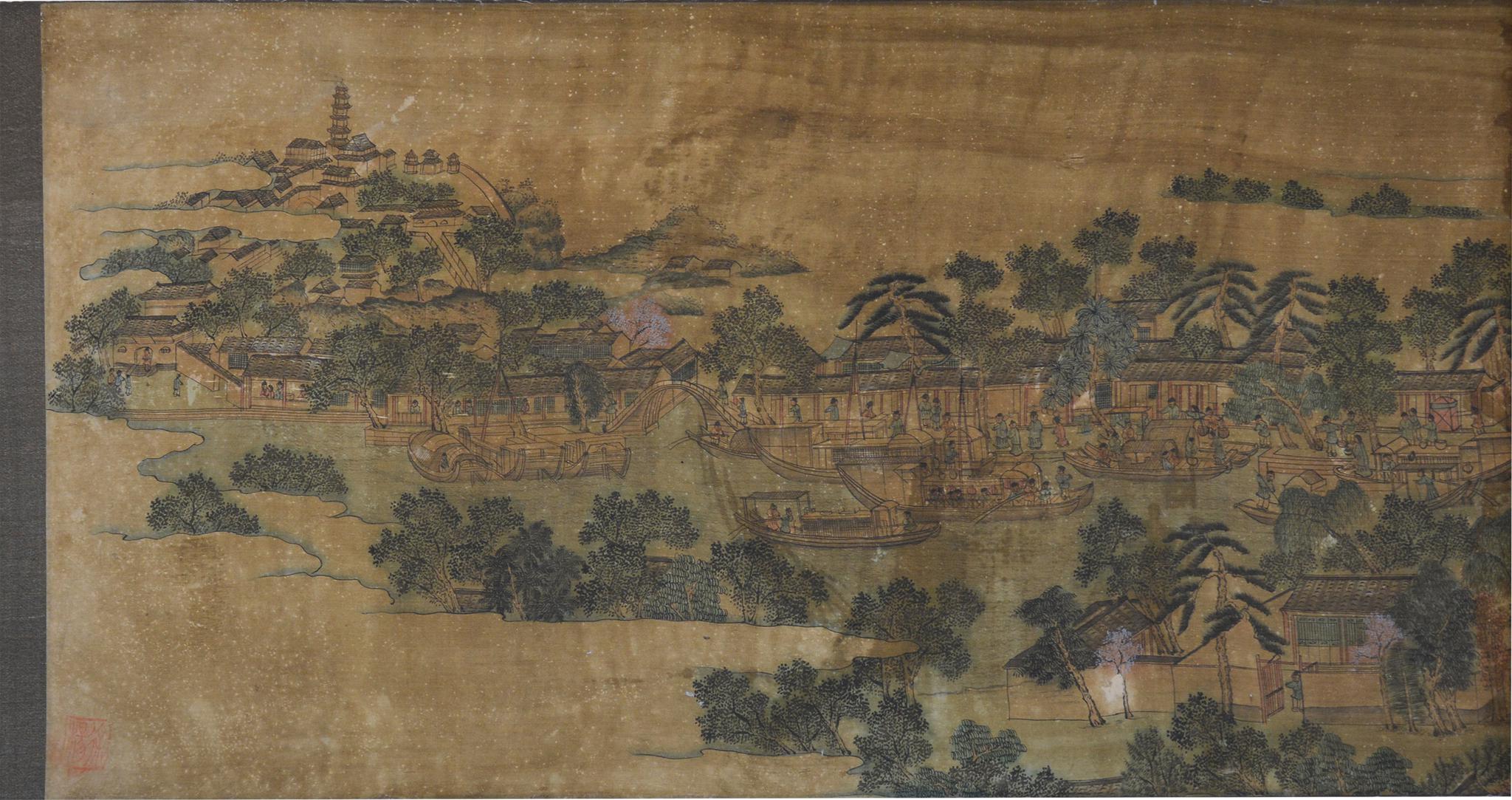 盛轩典藏清代宫廷画师徐扬用时24年恢弘巨作盛世滋生图