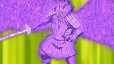 火影忍者双神威加持六道之力完全体须佐能乎的卡卡西战力爆表