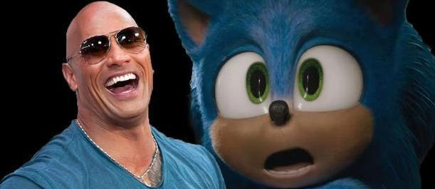 动漫《音速小子》真人版2020年上映,巨石强森成为最大彩蛋