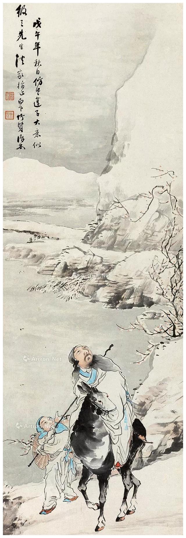 国画里踏雪寻梅图——意蕴之美、人品之美、空灵之美|梅图|意蕴|驴_新浪新闻