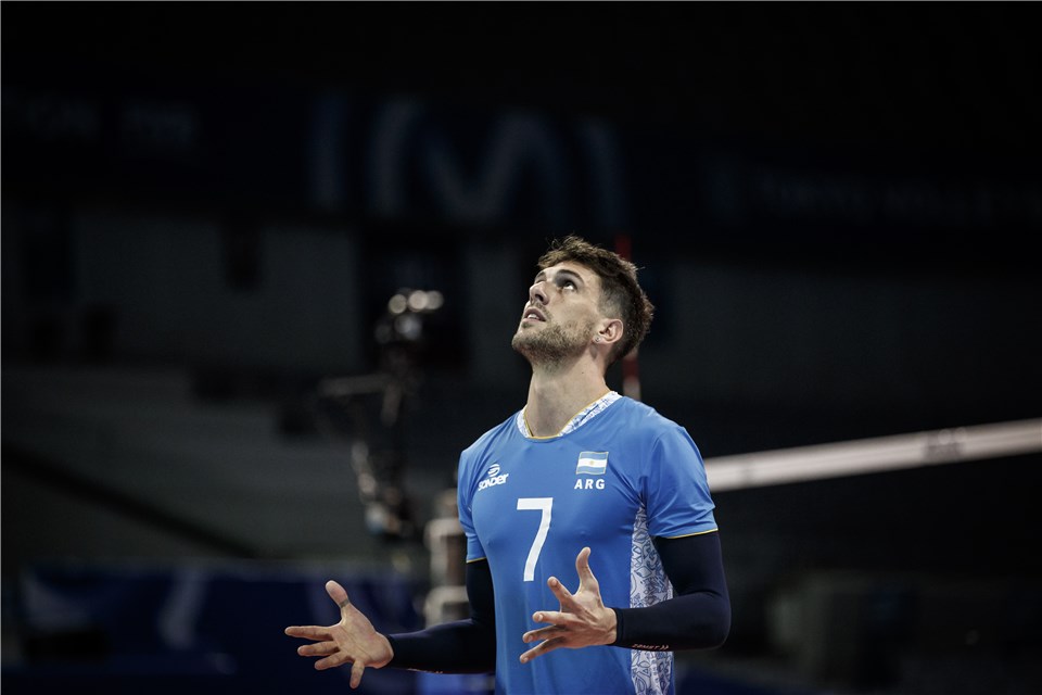 孔蒂!阿根廷男排头号球星!2019东奥资格赛首战精彩图集!