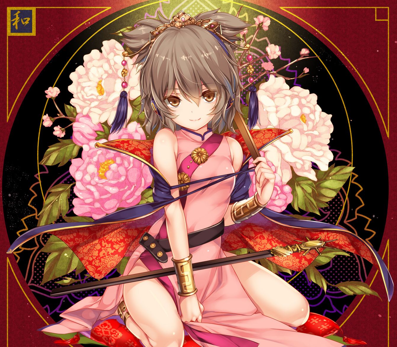 动漫同人画集,姑娘一笑便如故,眼底映照出了世间万物