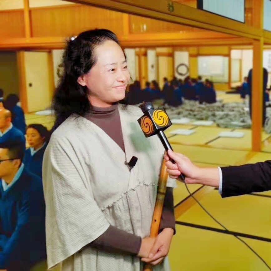 东京美术俱乐部董事,日本收藏界名人小川先生,对中国禅画以及禅者悟义