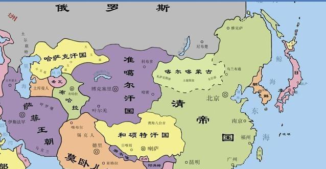 蒙古高原西部,萨克斯坦,乌兹别克斯坦,阿富汗等广大地区,接近今日中国