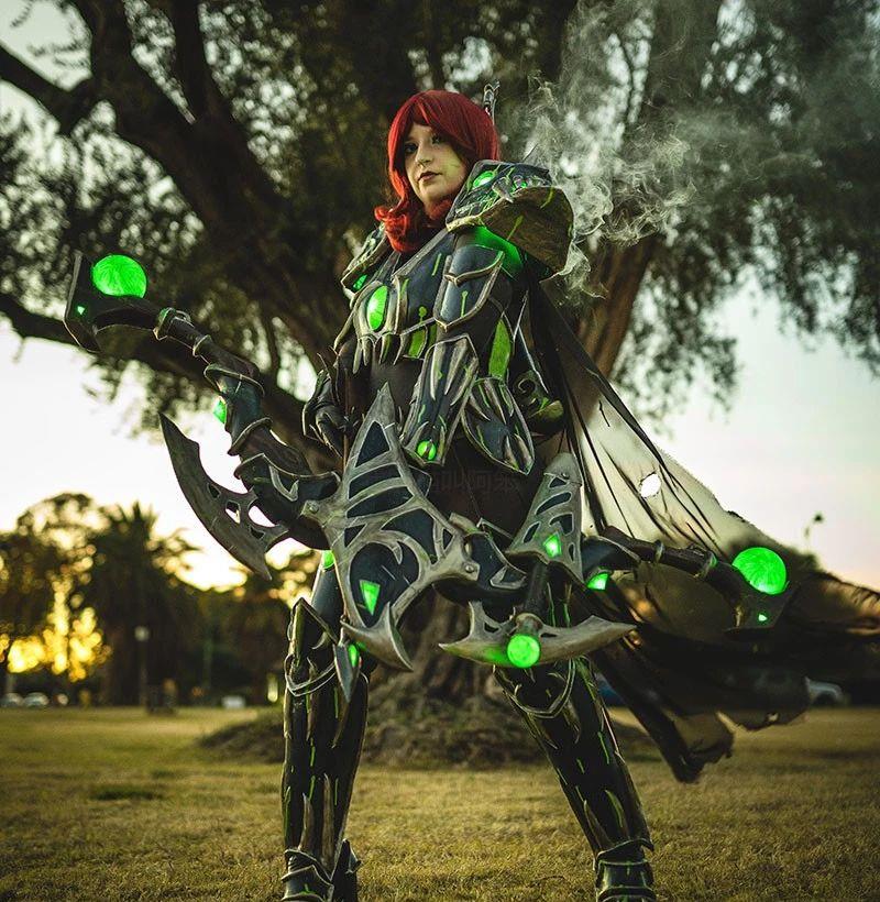 1月魔兽世界cos欣赏,泰兰德和伊利丹,伯拉勒斯香肠商人