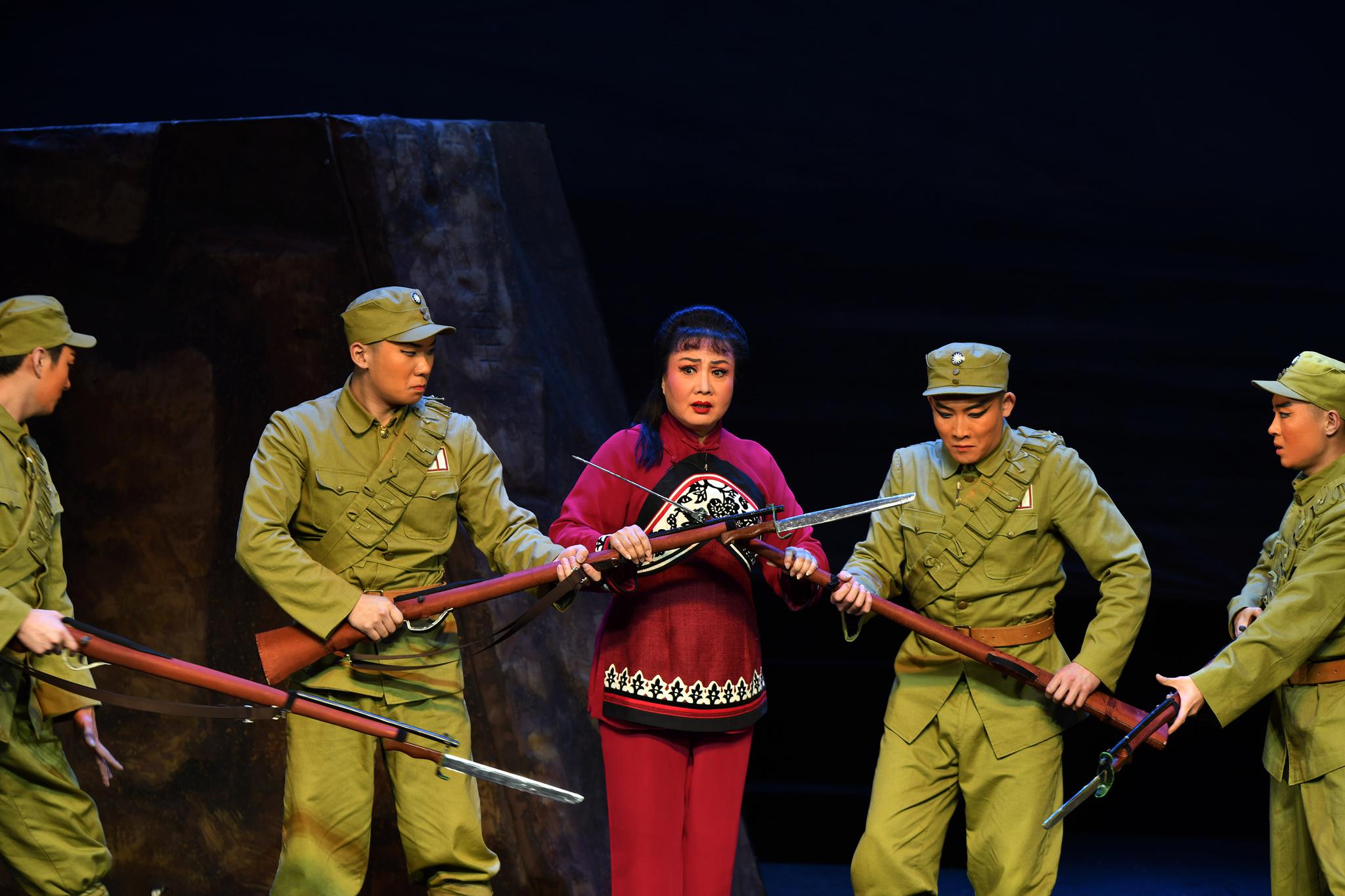 现代京剧党的女儿耀眼海口