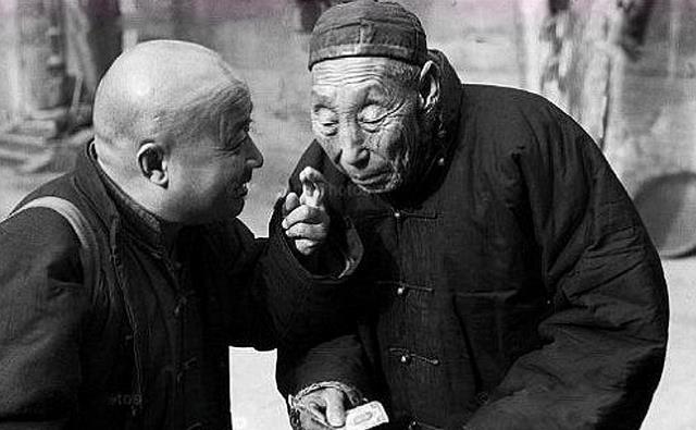 历史老照片清朝晚期太监的真实样子最后的胡子显眼