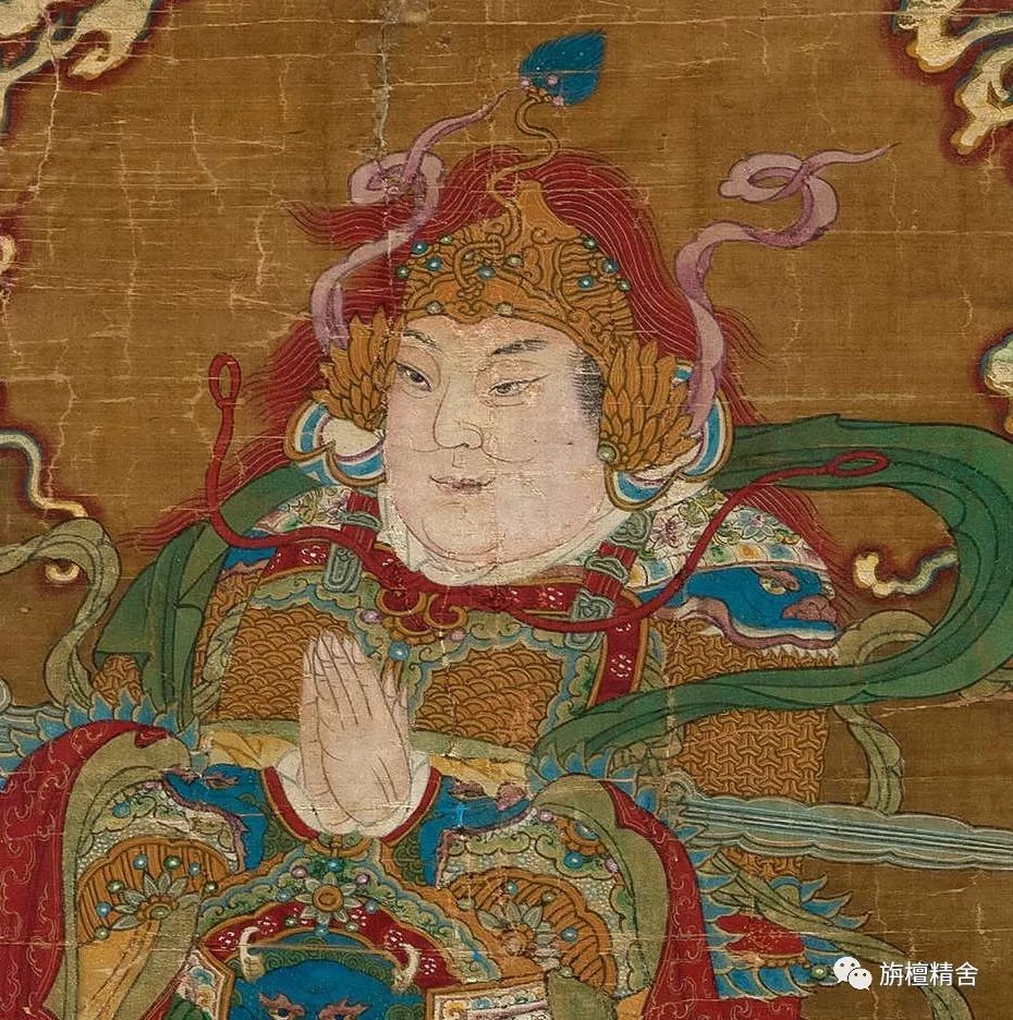 明代彩绘韦驮菩萨像