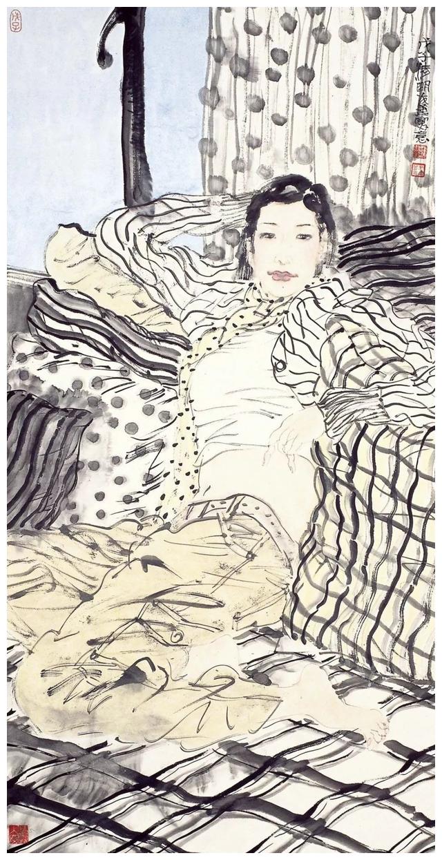 雄健之笔勾勒出一幅幅精彩的人物画作