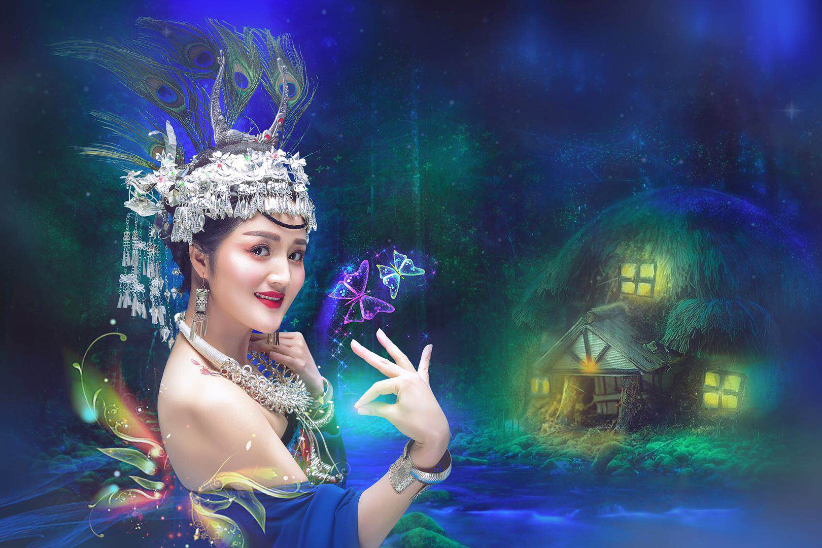惊艳,贵州苗族甜美歌手杨祖桃亮相东方之珠