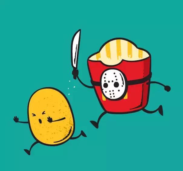 食物是如何卖萌的?脑洞图