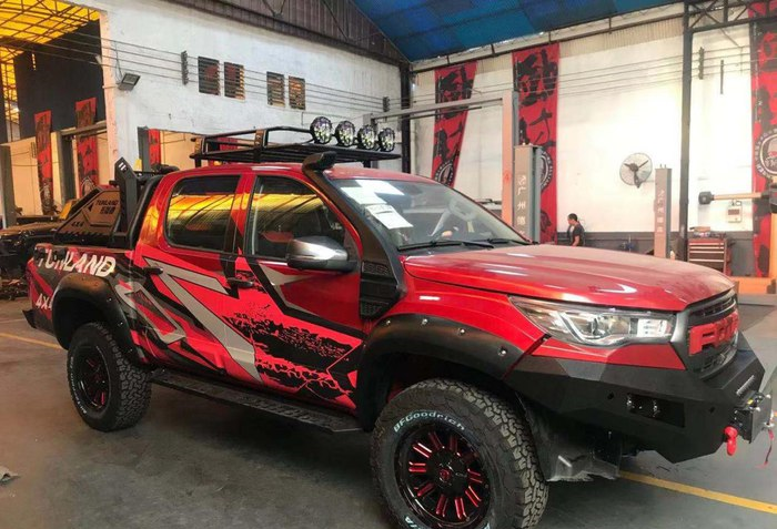拓陆者顶火改装国内首款战途皮卡改装案例