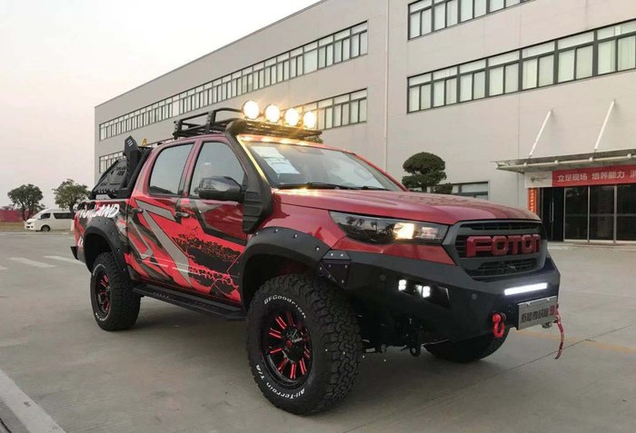 拓陆者顶火改装国内首款战途皮卡改装案例