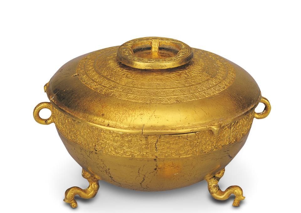古代金器,以及金器工艺的鉴赏|金器|装饰带|扣饰|迦陵|联珠_新浪新闻