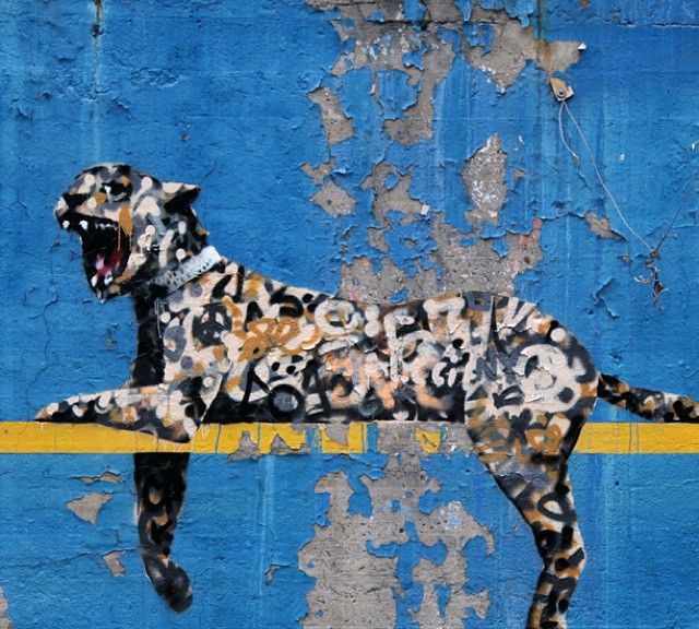 匿名的英国涂鸦艺术家班克斯