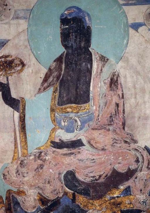 莫高窟五代壁画"炽盛光佛图"欣赏|莫高窟|陀罗尼|金轮_新浪新闻