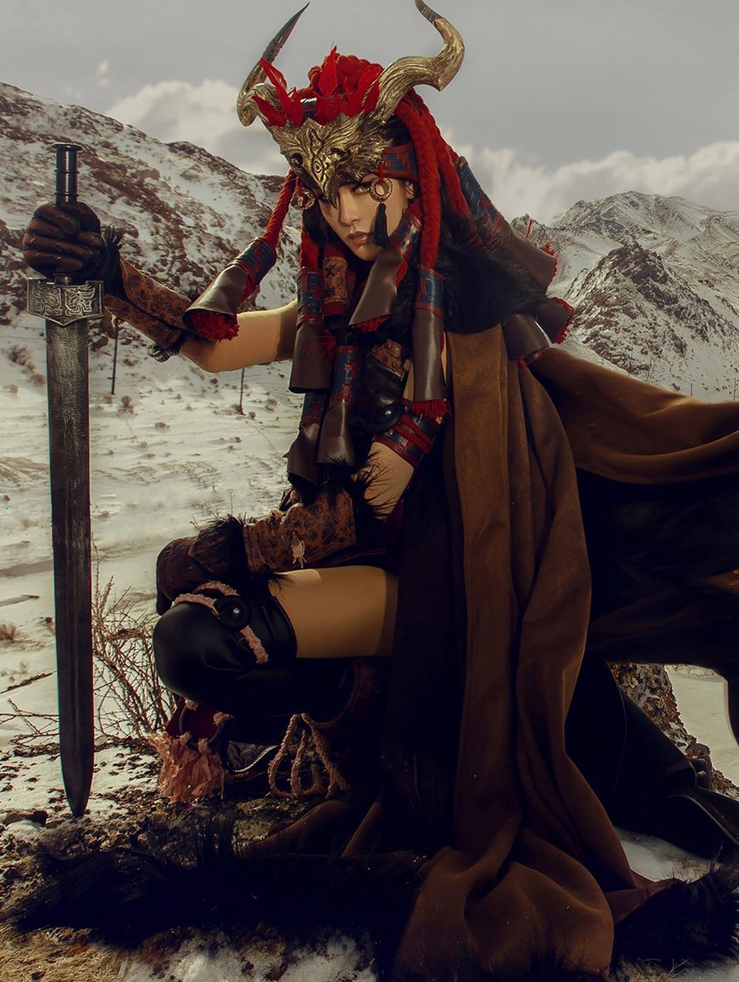 古剑奇谭三嫘祖cos:菜菜绝对是cos界的大佬啊