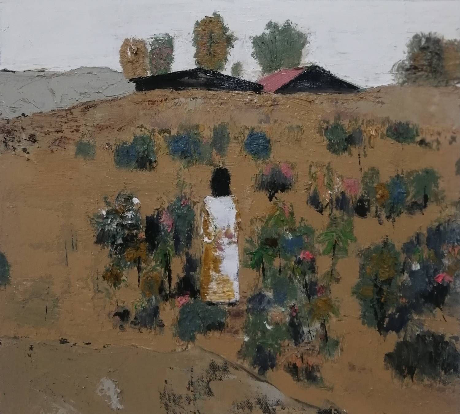 云南玉溪师范学院毕业生岳学全的人物油画作品欣赏