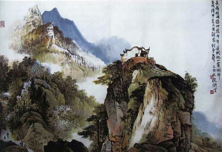 当代山水画名家曾晓浒作品欣赏