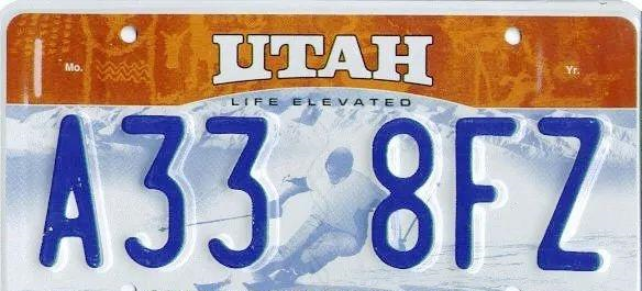 美国的车牌为什么五颜六色|犹他州|车牌|密苏里_新浪新闻