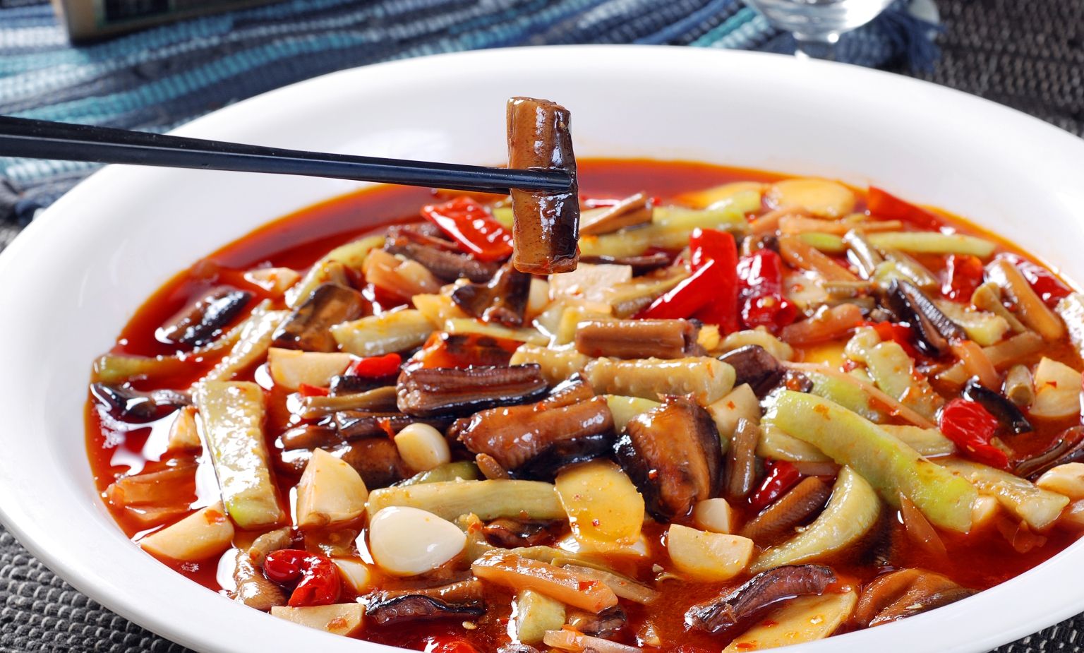 美食图片欣赏——美味鳝鱼菜肴05