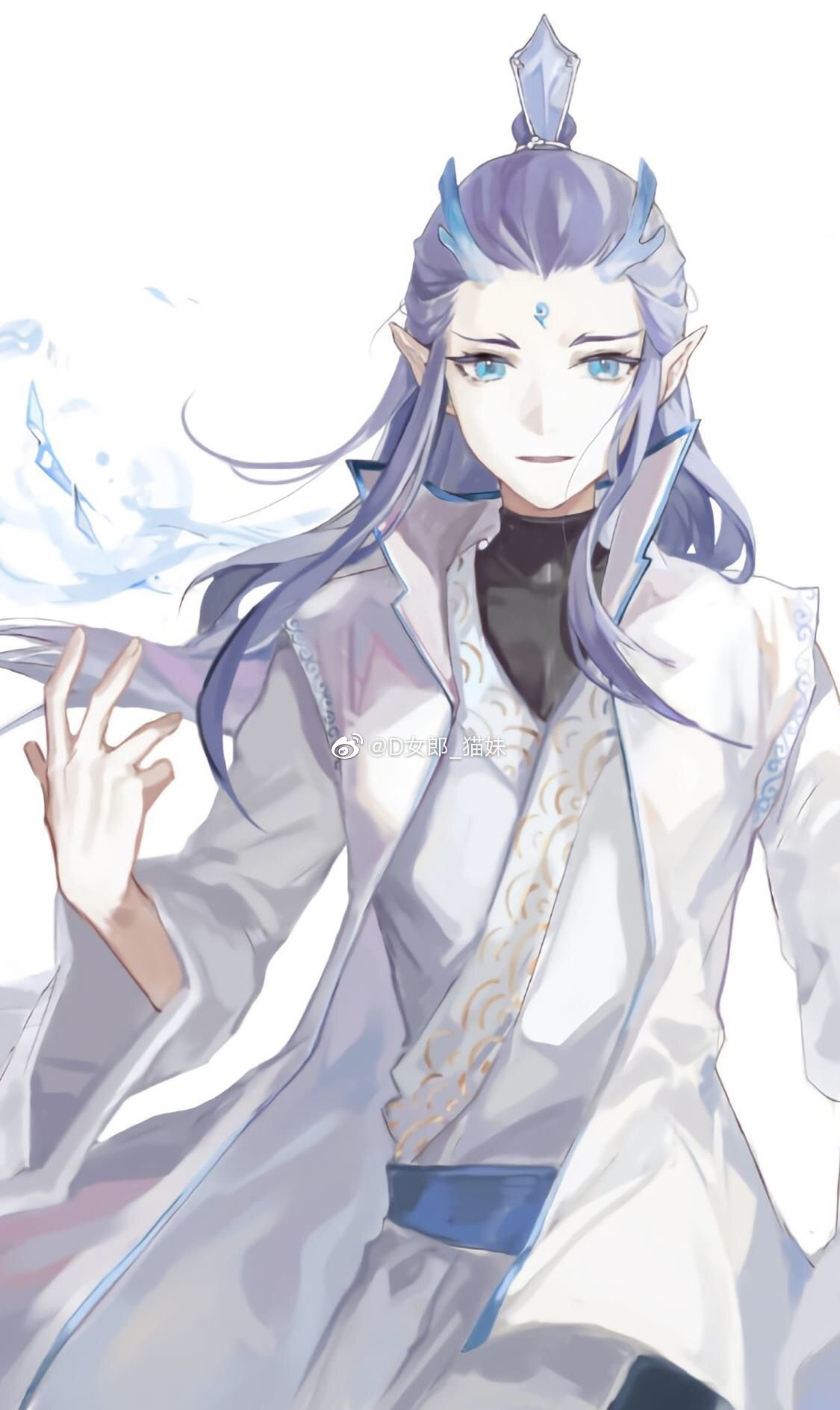 龙族颜值真是太高了,敖丙,敖丙爸爸和姑姑都好看