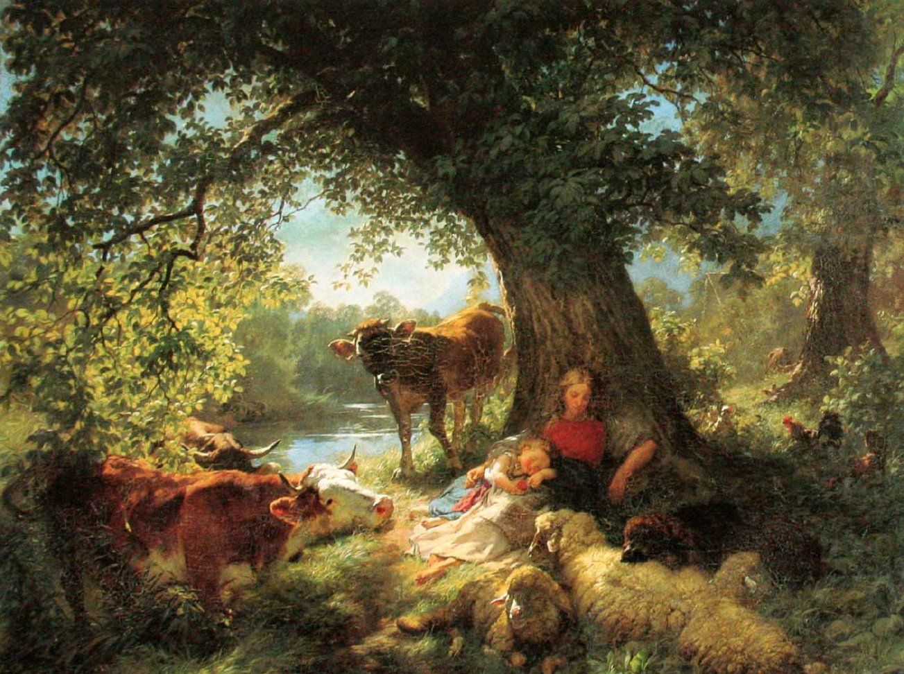 瑞士画家鲁道夫·科勒油画作品欣赏