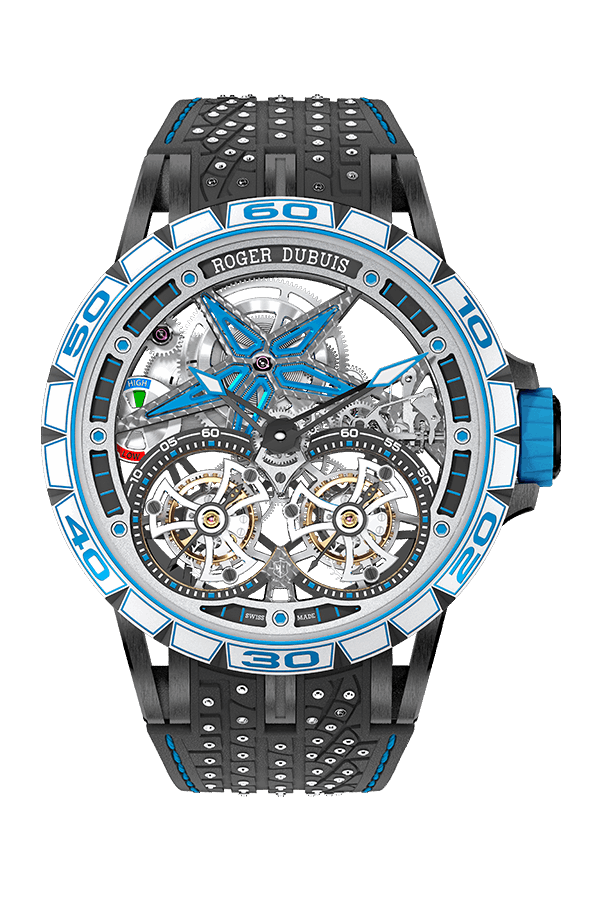 双陀飞轮限量8枚 罗杰杜比与倍耐力合作系列手表