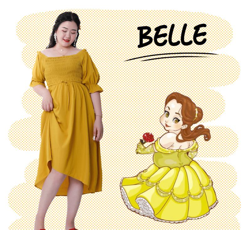 假如迪士尼公主"以胖为美",白雪公主发福,肥宅自拍人间真实!