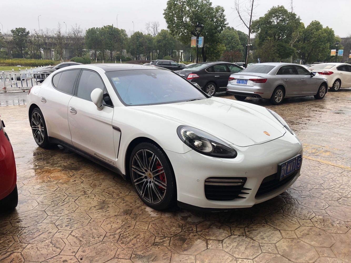 江苏泰州实拍保时捷panameragts