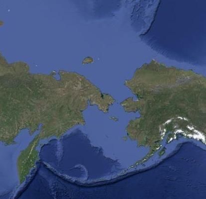 地图看世界;前苏联“北冰洋换水”计划及白令海峡跨海大桥|美洲|北美洲|白令海峡_新浪新闻