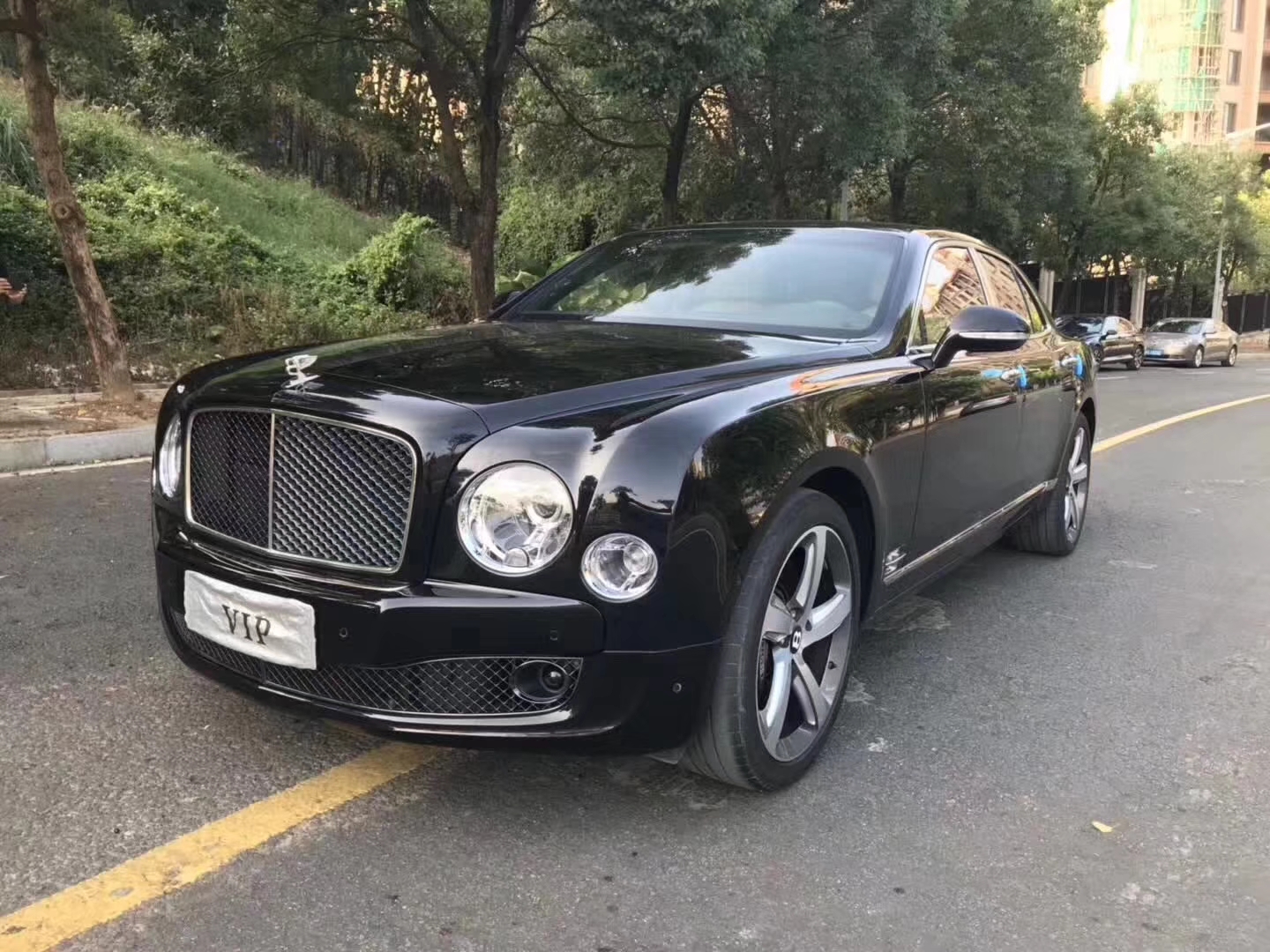 黄江二手车黄江进口车全新16德版宾利慕尚极速speed加长版