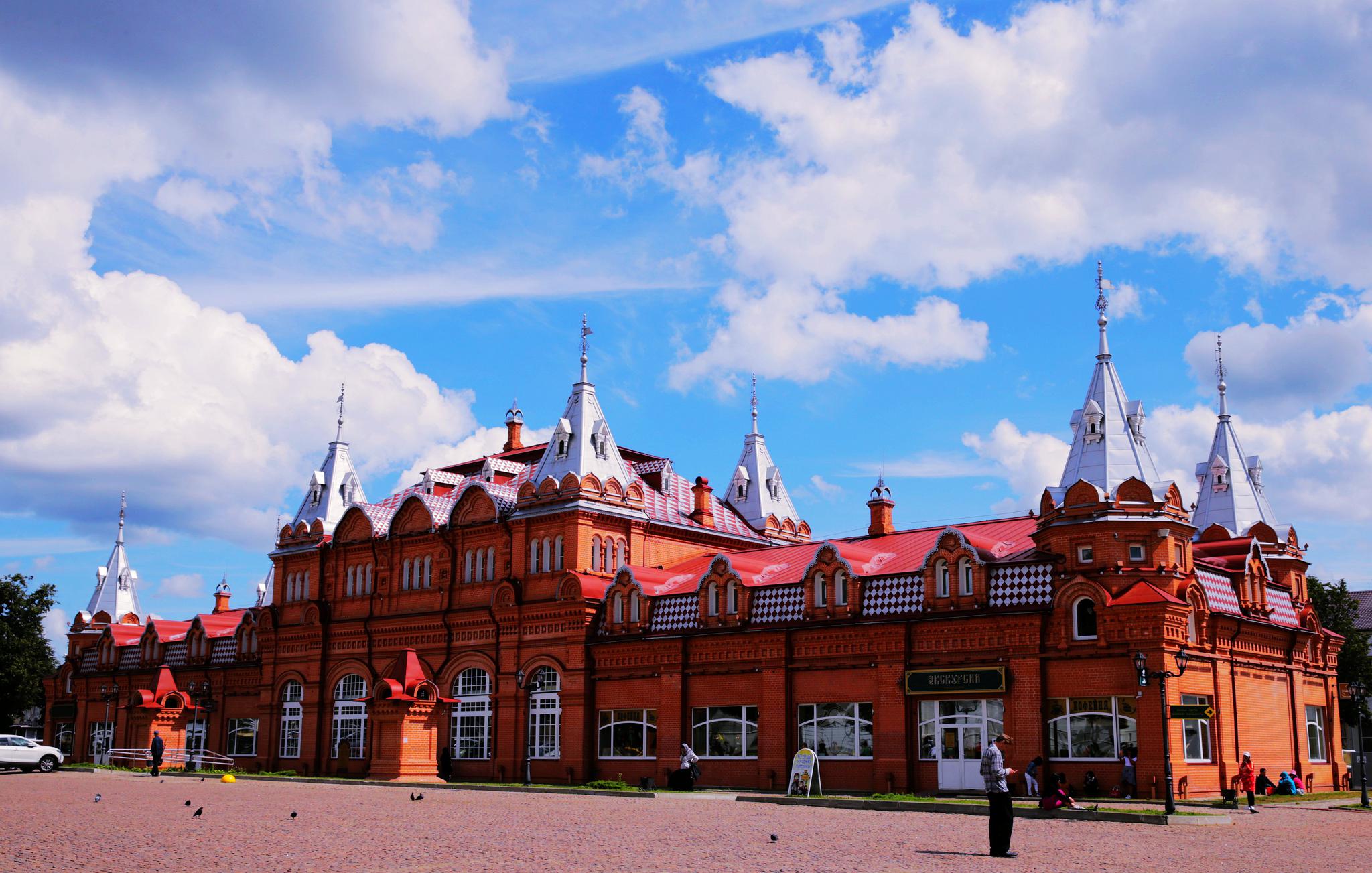 俄罗斯乡村小镇风景图片