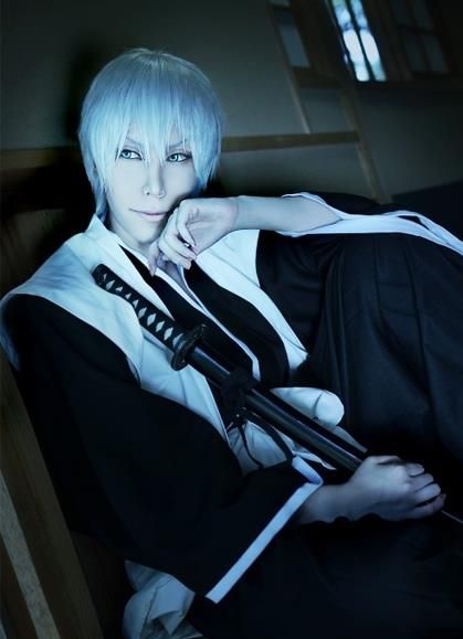 死神cos,网友:想不到吧?市丸银队长的眼睛,可以睁那么大!