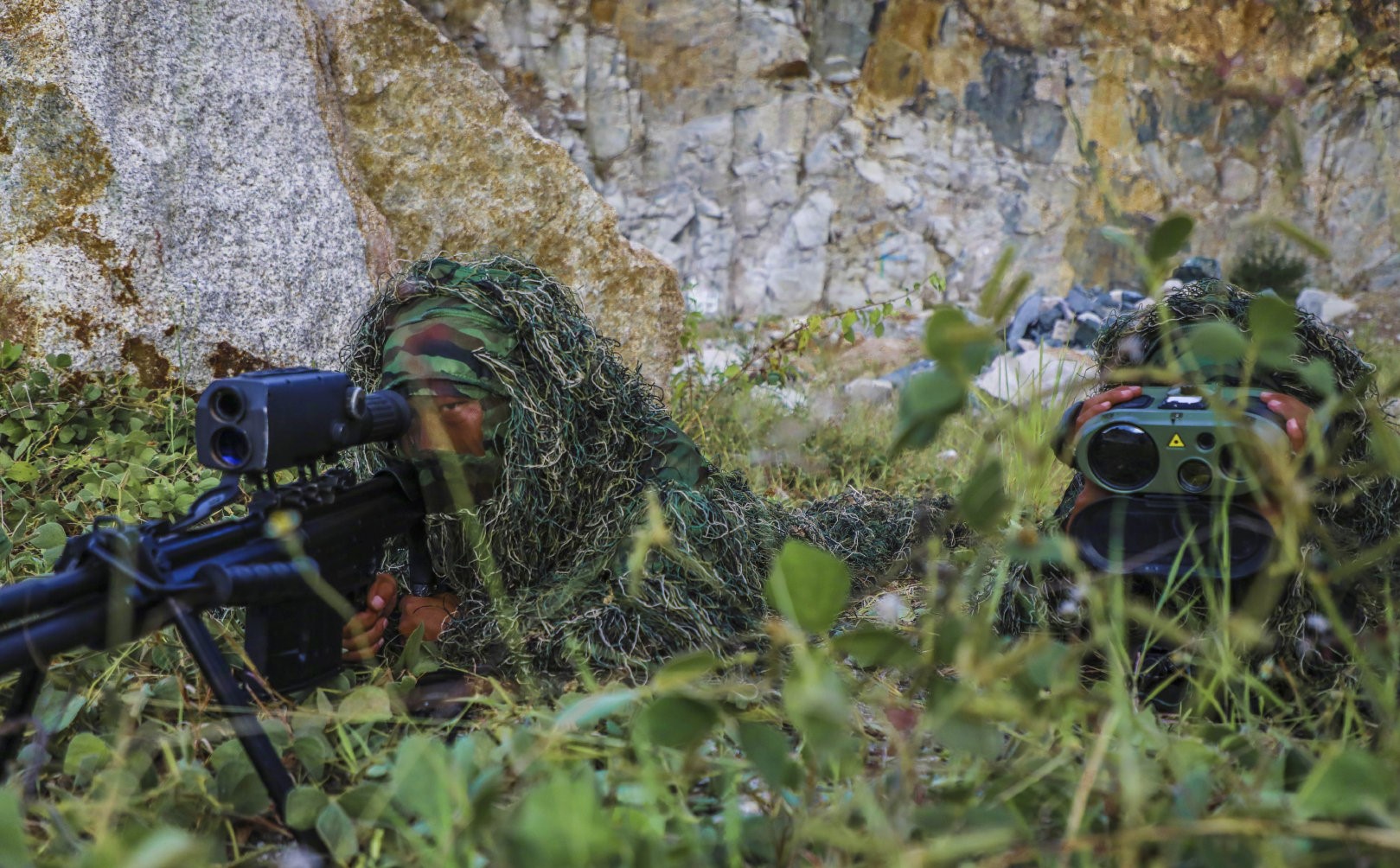 海军陆战队侦察营训练场景,锻造特种作战的利刃尖刀!